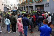 Hubo un cercado de vallas metálicas en Quito.