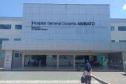 El hombre se encuentra en el Hospital Docente de Ambato.