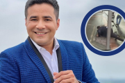 Henry Bustamante protagonizó tremenda caída durante un reportaje