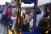 El caos se apoderó de los usuarios de Metrovía.