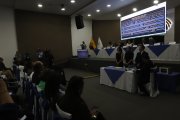 El CNE hizo el sorteo del debate presidencial de las elecciones de 2025 en Ecuador.