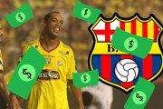 Así fue la llegada de Ronaldinho a Barcelona SC.