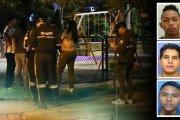 Las víctimas se encontraban en el interior del parque cuando fueron perseguidos, uno de los fallecidos y un joven que resultó herido. La Policía acudió al lugar del suceso.