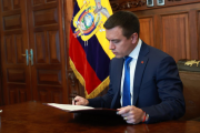 El presidente de Ecuador, Daniel Noboa.