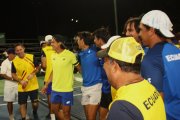 Andrés Andrade selló la clasificación de Ecuador en los Playoffs de la Copa Davis.