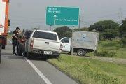 El cuerpo fue hallado centra del Puente Alterno Norte, en Durán.