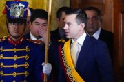 El presidente Daniel Noboa hizo el anuncio de la reforma parcial enviada.