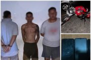 Los tres sujetos fueron puestos a órdenes de las autoridades judiciales competentes.