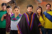 Parte del elenco mexicano y ecuatoriano que participó en el video.
