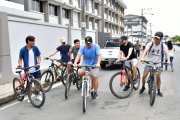 El grupo de ‘panas’ esperaba recorrer hasta el noroeste de Guayaquil.