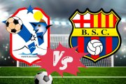 Manta vs Barcelona SC por la primera fecha de LigaPro 2025.