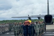 El cuerpo del teniente coronel Porfirio Cedeño Cedeño fue trasladado a Manabí.