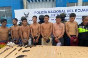 Nueve sujetos fueron detenidos tras los operativos en Durán.