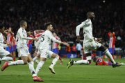 Jugadores de Real Madrid corrieron a celebrar la clasificación de Champions ante Atlético de Madrid