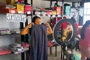 Imagen auténtica de una venta de prendas de vestir por TikTok.