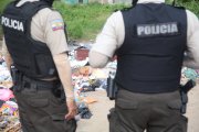 El cuerpo desmembrado de una persona fue encontrada en un botadero de basura.