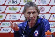 Ricardo Gareca, técnico de la selección de Chile, en una de sus últimas apariciones.