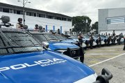 Las nuevas camionetas fueron entregadas en un acto desarrollado en el Cuartel Modelo de Guayaquil.