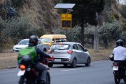 En Quito colocaron sellos de inhabilitación de los dispositivos electrónicos de la Av. Mariscal Sucre