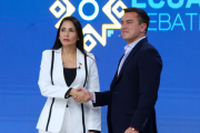 Luisa González y Daniel Noboa buscan la Presidencia de Ecuador.