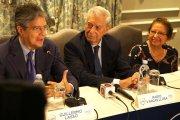 Mario Vargas Llosa tuvo una estrecha relación con el expresidente Guillermo Lasso