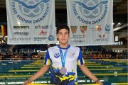 Mauricio Gómez Jalil con 1 de los 3 bronces mundiales ganados.