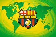Los hinchas de Barcelona SC están por todo el mundo.