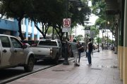 En este sector del centro de Guayaquil ocurrió un atentado.