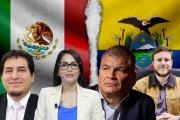 México mencionó a Rafael Correa, Arauz y González como figuras presuntamente perseguidas en Ecuador.