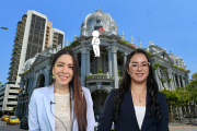 Blanca López y Tatiana Coronel, las opciones para la vicealcaldía de Guayaquil en la sesión del jueves.