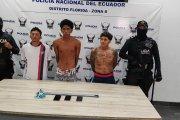 Los detenidos por el crimen de taxista en Guayaquil.