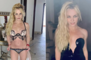 Britney Spears aparece bailando en Instagram usando un camisón transparente.