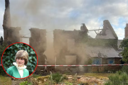 Las llamas arrasaron con una casa de campo que fue testigo de la niñez de Lady Di.