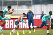 Antes de llegar a Ecuador, la selección de Brasil entrenó en São Paulo, bajo el mando de Carlo Ancelotti.