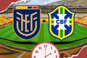 Ecuador y Brasil chocan en el estadio Monumental de Guayaquil.