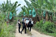 El cadáver de una mujer fue hallado enterrado en una bananera en Machala.
