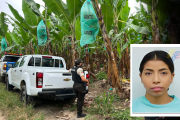 Tierra removida y fetidez alertaron a agricultores.  Agentes desenterraron el cadáver de Dayana Torres.