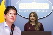 Carolina Jaramillo, vocera del Gobierno de Daniel Noboa, habló en rueda de prensa este 16 de junio.