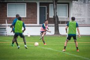 Christian Cueva ya entrena con sus nuevos compañeros en Emelec.