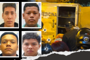 Los jóvenes José Reynaldo Cerezo Rizzo, Anthony Alexander Macías Icaza, Andy Alexander Caicedo Dulcey y Franklin Michael Gonzales Nazareno fueron atacados cuando departían.