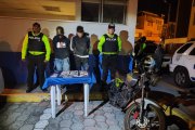 Dos implicados fueron capturados en Ciudad Bicentenario, norte de Quito.