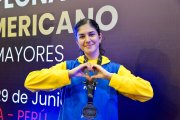 Con 24 años, Nathaly ocupa el lugar de raqueta # 1 de Ecuador y ahora plata Sudamericana.