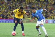 Ecuador disputó su último partido de local en estadio Monumental de Guayaquil, ante Brasil.