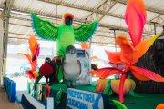Esta bandada de especies representativas de Guayaquil estará presente en el desfile alegórico.