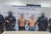 Los sujetos pretendieron huir luego de ser vistos por agentes policiales.