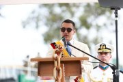 Daniel Noboa dio discurso por los 490 años de Fundación de Guayaquil.