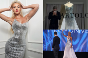 Victoria Kjaer, Miss Universo 2024, lució un vestido diseñado por el ecuatoriano Bryan Bartolomé