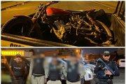 Las víctimas fueron liberadas. La moto usada por los malandrines fue retenida.