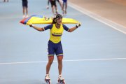 Gabriela Vargas ondeó la bandera ecuatoriana en China tras ser proclamada con el oro de los Juegos Mundiales.