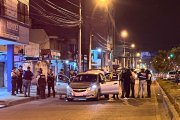 En este vehículo circulaban las víctimas donde una mujer y un hombre fueron asesinados.